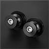 BMLGPGBCDW Vite Supporto Forcellone Moto Da 6mm Cursori Rocchetti Forcellone Per MT01 MT03 MT07 MT09 MT10 MT15 MT25 MT125 Slider telaio(Nero)