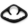 FNERRMEVC Maniglia serbatoio passeggeri Maniglia Passeggero Gas Serbatoio Carburante Bracciolo Manopole Per Z800 Z1000 ER-6N ER-6F Z1000SX ZX-6R 636 ZX-10R ZZR1400 GT1400(Nero)
