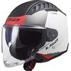LS2, Casco Moto Jet COPTER II URBANE Matt White Red, XL