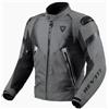 REV'IT! Revit Control H2O Giacca tessile moto, grigio/nero, L