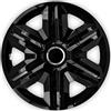 NRM - Copricerchi Fast, 15 Pollici, Colore: Nero 4 Copricerchi Universali