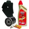 Motocar Kit tagliando 2L Castrol 5W40 filtro olio aria originale candela NGK CR8EKB