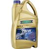 RAVENOL Olio per trasmissioni manuali speciali MTF-3 SAE 75W, 4 litri, Sintetico, Ideale per carichi meccanici e termici molto elevati, Previene la corrosione