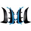 MTVTFECEWG Per Mercedes Per Benz W177 Una Classe A180 A200 A220 A250 A35 2019-2023 Rivestimento Paraurti Posteriore Spoiler Adesivo Fender Canards Pinne MTVTFECEWG(Glossy Black Rear)