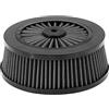 HCmotorku Filtro dell'aria per moto, elemento di ricambio per pulizia dell'aria in ingresso, adatto per Harley Sportster XL Touring Road King Street Glide Dyna Softail, grigio