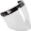 Baoblaze Visiera per caschi da moto Lente in PC ad alta resistenza Protezione solare antivento per antiappannamento a 3 scatti - chiaro