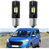 NSLUMO BA15S 1156 P21W 7506 LED DRL lampadine di ricambio per Dacia Lodgy Dokker 2012-up luci di marcia diurna 2 pz 1200LM 6000K Xenon bianco lampadine LED