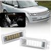 NSLUMO Kit di 2 luci a LED bianche per porta di cortesia Stepwell luce di benvenuto su Land/Rover Range Rover Sport, Range Rover L405, Discovery 3 4 & 5 e Freelander 2 lampade a LED riscaldanti