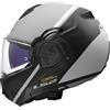 LS2, Casco Moto Modulare ADVANT SWIPE Matt Grey Black, M