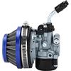 Kudoo Carburatore Carb Carburatore Filtro Aria Carburatore Da Corsa per 49cc 50cc 60CC 66CC 70cc 80cc 2 Tempi Motore Scooter Bicicletta Motorizzata