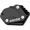 Modeer Compatibile con B.M.W R1300GS Adventure 2024 + cavalletto laterale CNC per moto, piastre di estensione laterali per piede gsa 1300 r 1300 gsa r1300 gs adv accessori (nero)