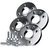 KOSKO Kit 4 DISTANZIALI Ruote 16 MM. Clio 1 2 3 4 5 - I II III IV V (Cerchio 4 Fori) con BULLONI in Acciaio