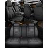 NOBQUA Coprisedili Auto Universale per Audi A1 A2 A3 A4 A5 A6 A7 A8 e-tron Q2 Q3 Q4 Q5 Q6 Q7 Q8 SQ2 SQ5 SQ7 Coprisedile Auto Accessori