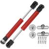 A ABSOPRO 150mm/5.91, Pistoni a Gas 100N Molle a Gas Acciaio al Carbonio Rosso 2 Set RV Auto Cofano Cassetta Portautensili Coperchio Armadio Porta Coperchio