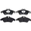 TRW GDB1220 Pastiglie Freno Set di 4 para Mercedes-Benz Sprinter 3-T Furgonato (B903) 1995-2012 Assale Anteriore e Altri Veicoli