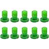 Ruiandsion 10 lampadine LED T4.2 COB Chip 10 mm Base LED lampadine per cruscotto, strumenti di lettura pannello luminoso, verde
