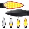 Area1 Indicatore di direzione a LED per moto, compatibile con Adventure 1090, R, 1190, 1050, 990 950 (omologato CE/2 pezzi) (B5)