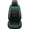 IUKMRT Coprisedili Universali Copri Sedile Auto Per Chery Per OMODA 5 Per Tiggo 5/7/8 PLUS Per Jaecoo J7 Accessori Coprisedile Universale In Pelle PU Auto(Black Green 1 Seat)