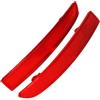 POMUHYE Riflettori Paraurti Compatibile Con Per Golf 5 R32 2004 2005 2006 2007 2008 2009 2 Pezzi Catarifrangenti Paraurti Posteriore Parti Ricambio 1K6945105A 1K6945106A