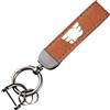 ZAFFYY Portachiavi In pelle Scamosciata Per Motocicletta, Per Royal Enfield Bullet/Meteor/Classic 350 500, Interceptor 650, GT 535, 411 400(Style C)