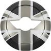 Generic Coprivolante decorativo compatibile con Mini Cooper (Union Jack UK J, R50 R53 Hatchback R52 Cabrio 2000-2006)