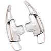 yoneleu Shifter Paddles Compatibile Con Mercedes Per Benz Classe A W177 Berlina V177 A180 A180d A200 A250 2019 2020 Estensione Cambio Cambio Volante Auto(Silver)