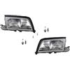 Johns Fari anteriori alogeni adatti per Mercedes W202 Classe C 96-00 Leu. Imposta L R
