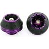 Generic Hesupy Protezione Ruote in Alluminio, Crash Pads per Motocross, Viola
