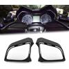 HEINMO Specchietto retrovisore moto compatibile con XMAX X-MAX 250 300 400 2017-2022 Specchietti retrovisori laterali Modifica lente bianca convessa