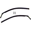 J&J AUTOMOTIVE Deflettori d'Aria per Audi A3 8L 3-Porte 1996-2003, Set da 2 Pezzi, Nero Fumé Oscurato Heko