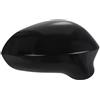 Mbxpxe Wing Mirror Calotta copri specchietto retrovisore laterale nero lucido bianco per Seat Ibiza 2008 2009 2010 2011 2012 2013 2014-2017 Coperchio specchietto retrovisore(1pc Black Right)