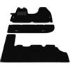 Somer Car Kit Tappetini Auto compatibili con Opel Vivaro - 9 posti 2001-2014 | Set Tappeti in Moquette, Bandiera Francia, Tappeto auto su misura
