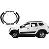 boa line Corredo del corpo di protezione del modanatura del parafango dell'ABS 8 pc, 2018-2023 per Dacia Duster