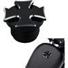 HCmotorku Serbatoio carburante CNC in alluminio ventilato tappo olio decorativo adatto per Harley Touring Road King Softail Dyna Sportster XL 1200 883