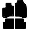 Kovvar Basic Tappetini auto per Fiat Panda 319 | 2012-2025 | 4 pezzi | Feltro agugliato 5 mm | Versione: Tappetino passeggero senza sistema di fissaggio | Moquette su misura | Antiscivolo