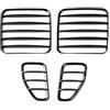 ZSQGHGH Modanature fari posteriori Decorazione Per Fanali Posteriori Per Jeep Per Renegade 2016 2017 2018 2019 2020 2021 2022 Accessori Esterni Per Fanali Posteriori Coperchio fanale posteriore(Nero)