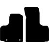 Kovvar Basic Tappetini auto per Fiat Doblo | 2001-2009 | 2 pezzi | Feltro agugliato 5 mm | Versione: 2/3 posti | Moquette su misura | Antiscivolo | Bordo effetto nabuk | 1625 g/m²