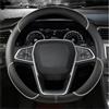 DUDUYANG Coprivolanti Per Auto Per Ford Per Fiesta Per MK7 2000-2006 2007 2008 2009 2010 2011 2012 2013 2014 2015 2016 2017 2018 2019 2020 Coprivolante Copri Volante (Size : BEIGE D SHAPE)