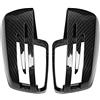 Qiilu Copri specchietto retrovisore, 2 Pezzi Copri specchietto retrovisore Sinistro e Destro Materiale ABS in Fibra di Carbonio Compatibile con Classe A W176 2012-2017.