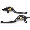 avdb-moto Coppia di leve lunghe CNC Compatibile con Kawasaki Z750 2004, 2005, 2006,, Z750S 2005, 2006, 2007, 2008