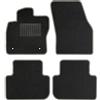 moto-MOLTICO Tappetini per auto, in velluto, adatti per Omoda 9 2022, set da 4 pezzi, tappetini per auto neri con cuciture decorative grigie