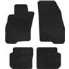 Kovvar Comfort Tappetini auto per Fiat Punto | 2012-2018 | 4 pezzi | Velour 6 mm | Moquette su misura | Antiscivolo | Bordo effetto nabuk | 1670 g/m² | Prodotto in Europa | Isolante