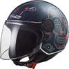 LS2, Casco Moto Jet SPHERE LUX MAXCA Gloss Cobalt Orange, XL