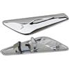 AOOSIR Frecce Laterali Laterale Dinamico Per BMW Per X3 F25 X4 F26 2013 2014 2015 2016 2017 Parafango Indicatore Laterale Disabilita Lampada Luce Segnale 51117338569 51117338570(Size:Both)
