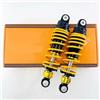 MNNZHG Ammortizzatori Moto 250/270/290/320mm Per Yamaha Scooter Niu U1 U+ UQi Dirt Bike ATV Motocicletta Ammortizzatore Posteriore Regolabile Universale Moto Sospensione(250mm Gold Round)