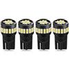QAUBEN 194 Lampadina LED W5W 168 2825 Lampadine T10 3014 Chipset Luci interne per auto Cupola Mappa Parcheggio Porta bagagliaio Luci targa di cortesia Bianco 6000K 12V (confezione da 4)