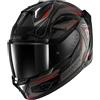 SHARK, Casco Moto Integrale SKWAL i3 LINIK Black / Red / Grey KAR, M