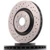 Brembo 2x BREMBO Disco freno Anteriore Ø305mm Altezza: 45mm Spessore: 28mm perforato/ventilazione interna 09.8004.4X Compatibilità con ALFA ROMEO MITO 955