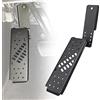 ADTOPI Sammanlight Pedale Dead per JL, Dead Pedal Lato Sinistro Poggiapiedi Pannello di Calcio Compatibile con Jeep Wrangler JL 2018-2020 e Gladiator JT 2020 (regolabile, nero opaco)