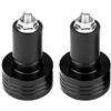 Tomotato estremità manubrio, Adattabile Protezione Stile Terminali Manubrio, Guida Confortevole, 22mm, Alluminio, Tappi Terminali for Motocicli e Scooter